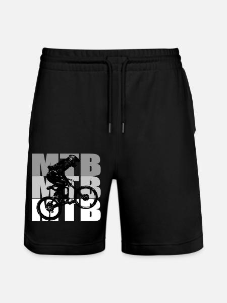 Vélo VTT - Short de jogging bio TRAINER Stanley/Stella unisexe - noir