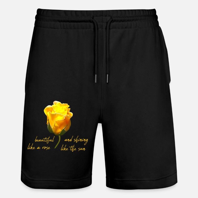 belle rose - Short de jogging bio TRAINER Stanley/Stella unisexe - noir