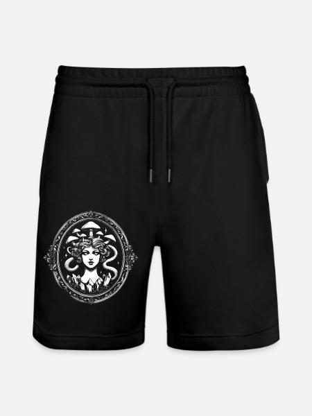 Witch Shroom - Stanley/Stella Trainer Unisex Organic Jogging Shorts - black