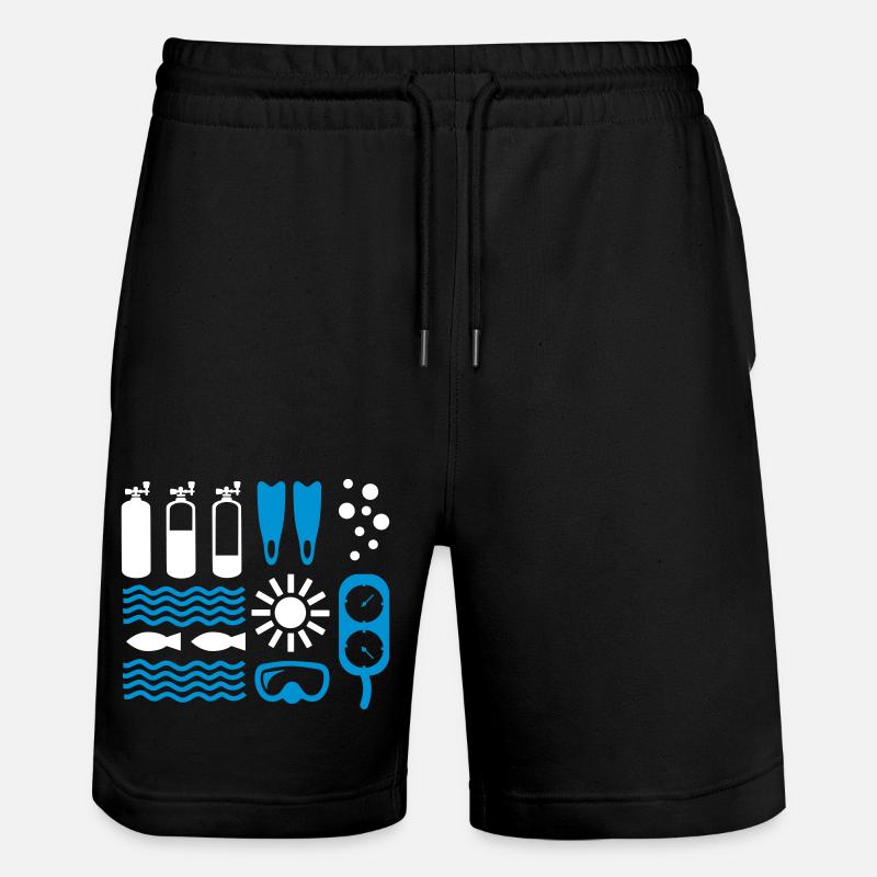 Plongée - Short de jogging bio TRAINER Stanley/Stella unisexe - noir