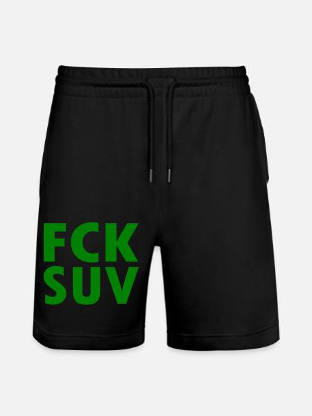 Fck suv - Stanley/Stella Trainer Unisex Organic Jogging Shorts - black