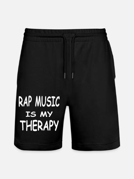 Music - Stanley/Stella Trainer Unisex Organic Jogging Shorts - black