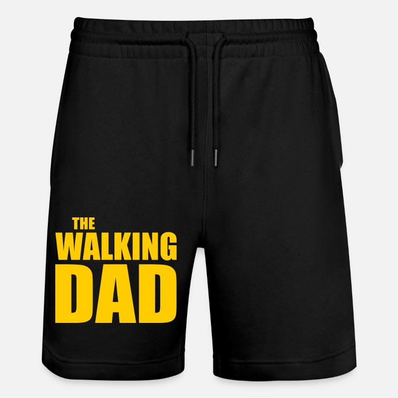 The walking dad - Short de jogging bio TRAINER Stanley/Stella unisexe - noir