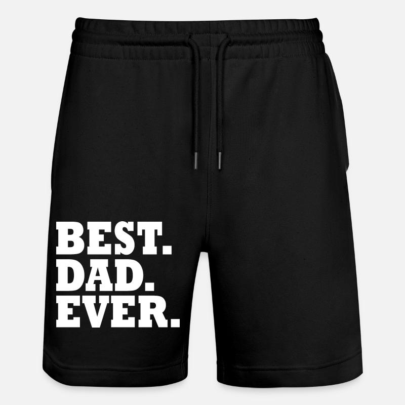 Best dad ever - Short de jogging bio TRAINER Stanley/Stella unisexe - noir