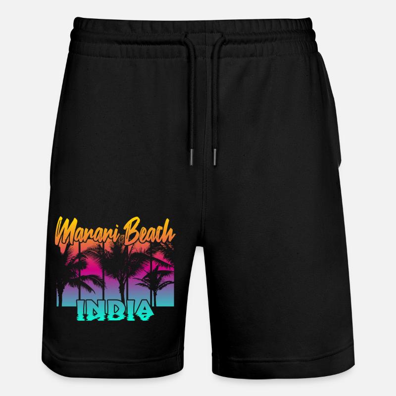 Marari Beach Inde - Short de jogging bio TRAINER Stanley/Stella unisexe - noir