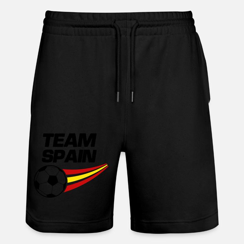 Équipe d’Espagne de football - Short de jogging bio TRAINER Stanley/Stella unisexe - noir