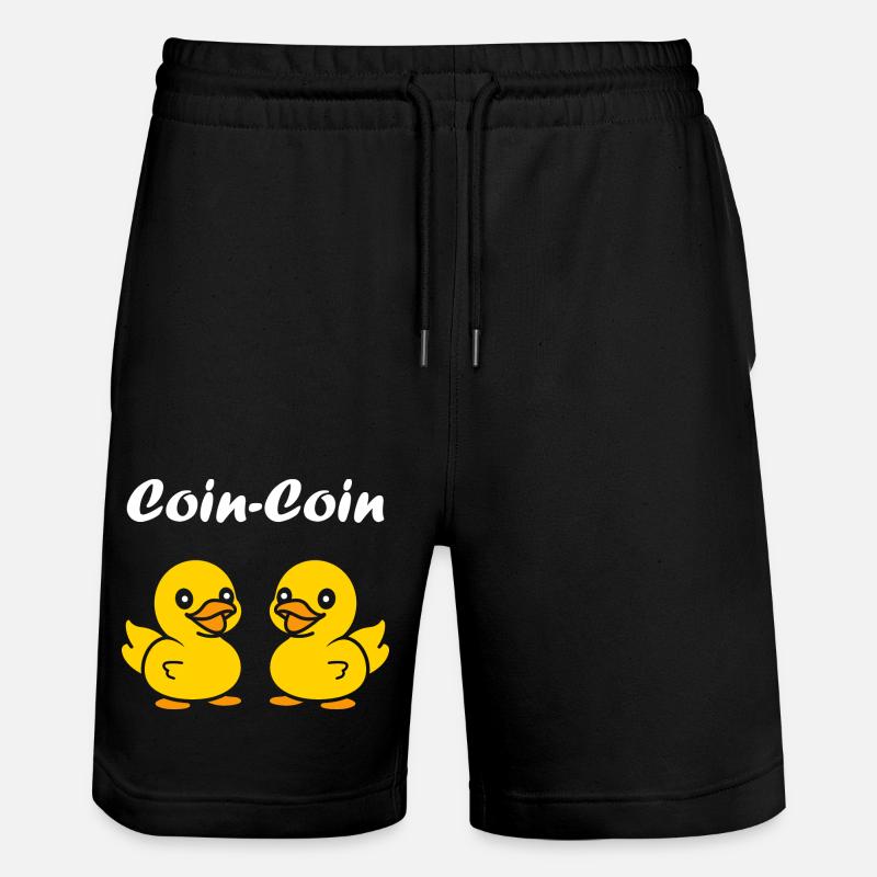 Petit canard - Short de jogging bio TRAINER Stanley/Stella unisexe - noir