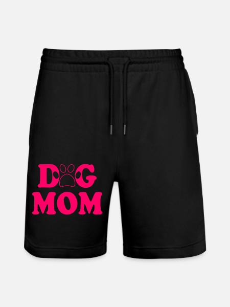Dog mom - Stanley/Stella Trainer Unisex Organic Jogging Shorts - black