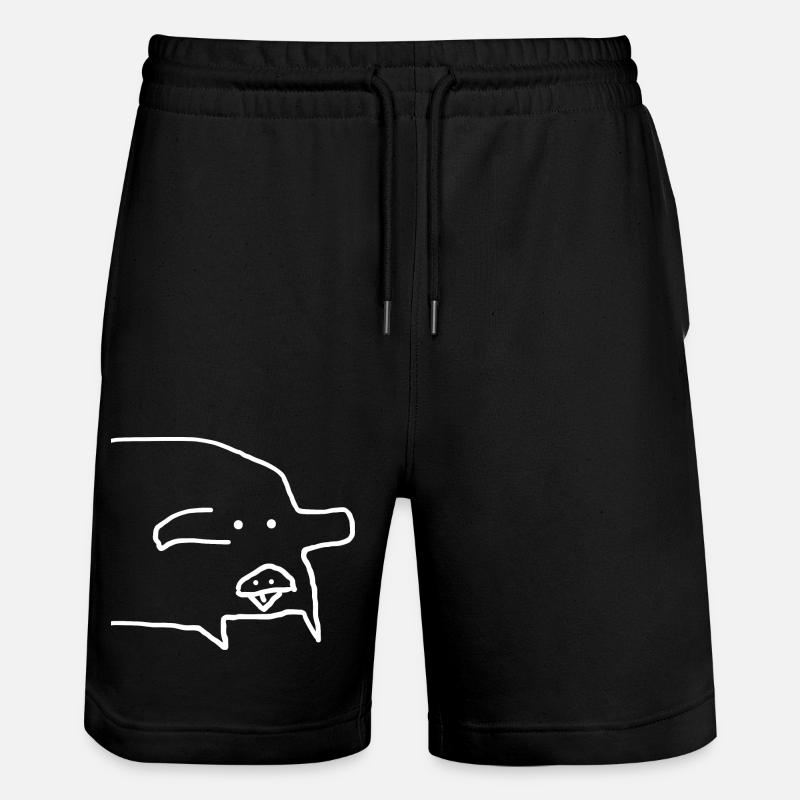 Cochon, Animal, Drôle - Short de jogging bio TRAINER Stanley/Stella unisexe - noir