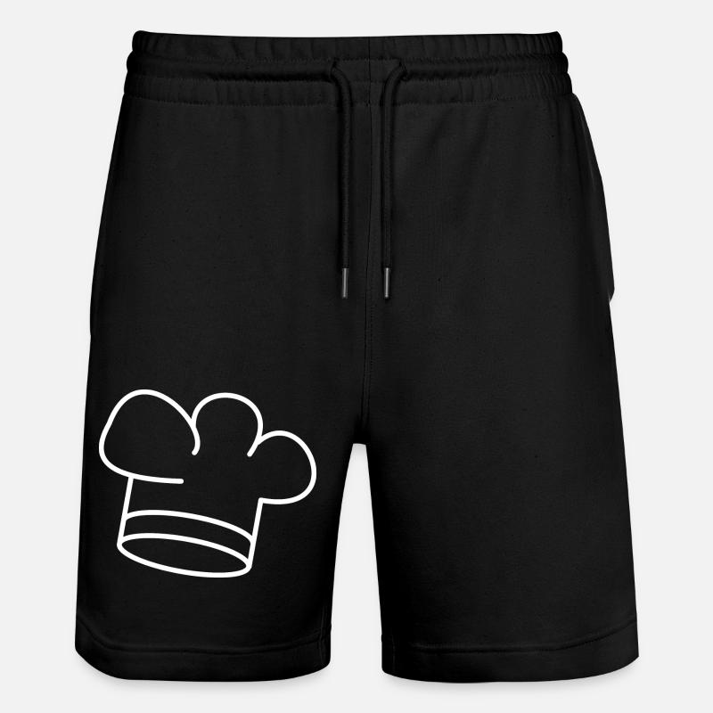 Chef à la toque - Short de jogging bio TRAINER Stanley/Stella unisexe - noir