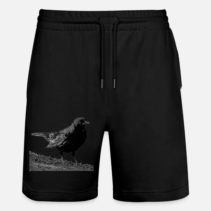 Merle, A730357 - Short de jogging bio TRAINER Stanley/Stella unisexe - noir