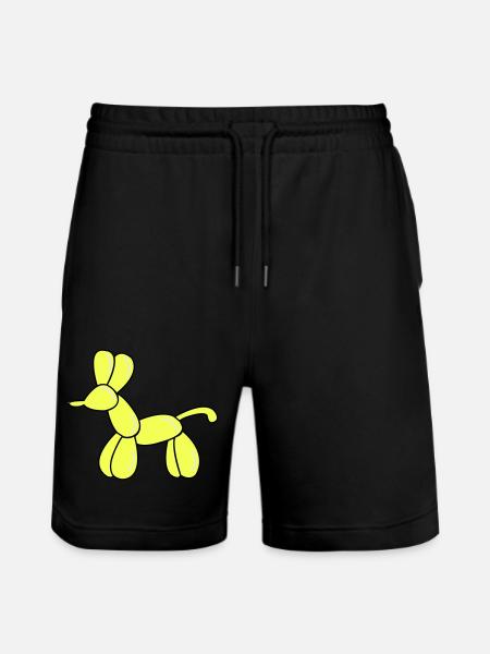 Balloon Dog - Stanley/Stella Trainer Unisex Organic Jogging Shorts - black