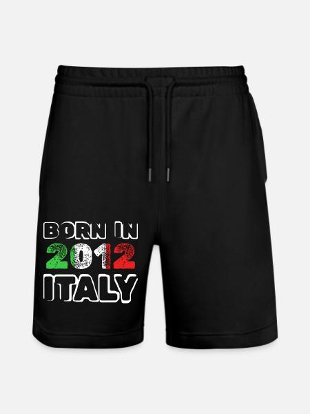 Italy 2012 - Stanley/Stella Unisex Bio Joggingshorts Trainer  - Schwarz