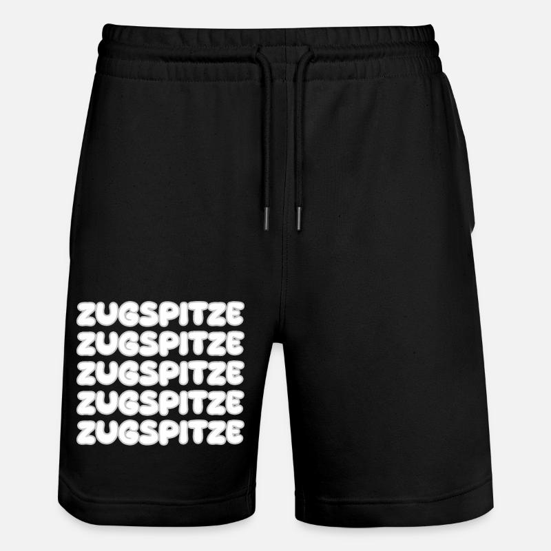 Zugspitze comme escalade - Short de jogging bio TRAINER Stanley/Stella unisexe - noir
