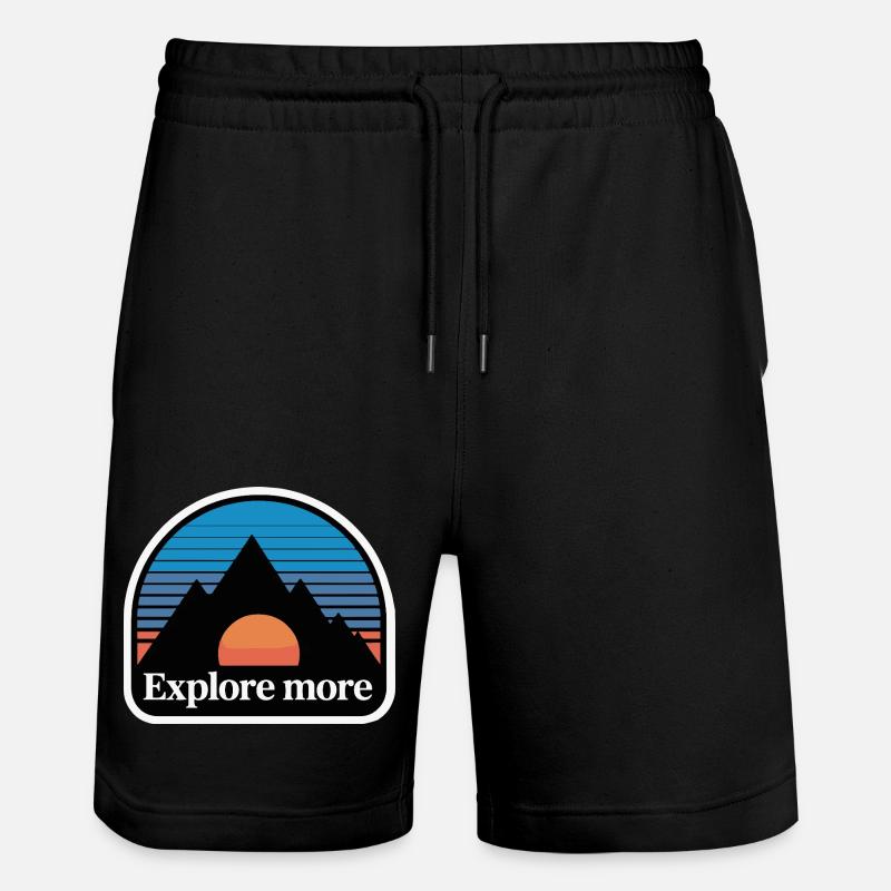CASQUETTE - Short de jogging bio TRAINER Stanley/Stella unisexe - noir
