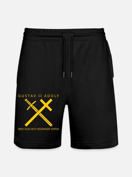 Gustav II Adolf - Stanley/Stella Trainer Unisex Organic Jogging Shorts - black