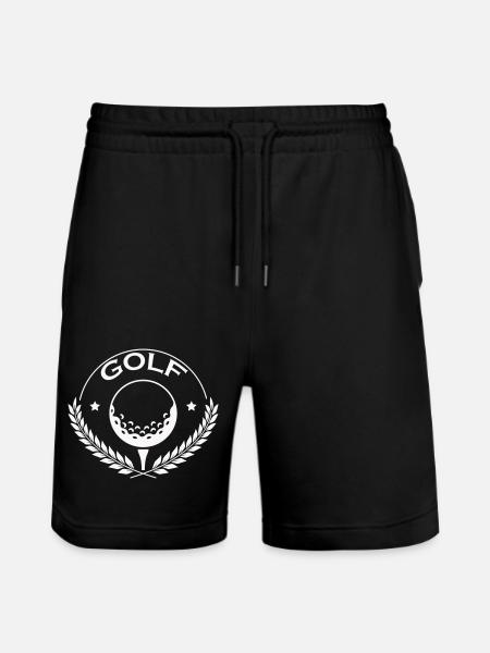 Golf 1 - Stanley/Stella Trainer Unisex Organic Jogging Shorts - black