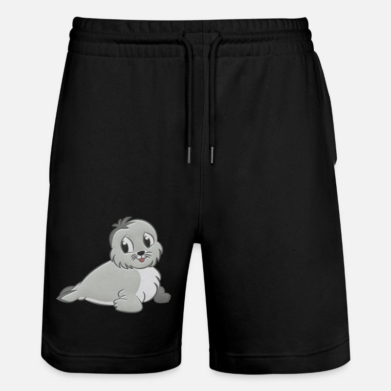 jouet en peluche Robbe - Short de jogging bio TRAINER Stanley/Stella unisexe - noir
