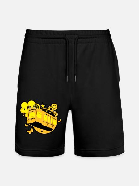 Monorail - Stanley/Stella Trainer Unisex Organic Jogging Shorts - black