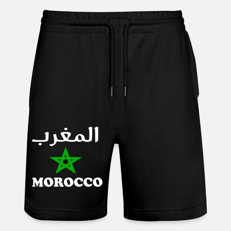 Le maroc - Short de jogging bio TRAINER Stanley/Stella unisexe - noir