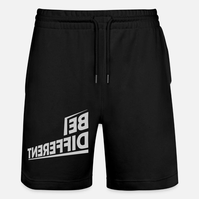 Soyez différent Logo Design - Short de jogging bio TRAINER Stanley/Stella unisexe - noir
