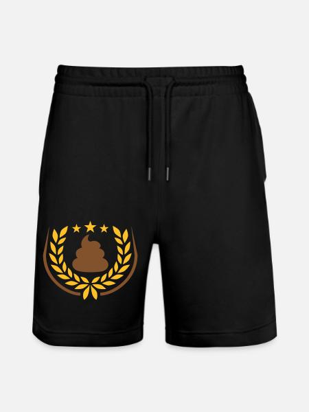 Putain de couronne de laurier étoiles - Short de jogging bio TRAINER Stanley/Stella unisexe - noir