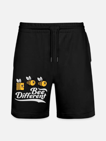 bee citation différente - Short de jogging bio TRAINER Stanley/Stella unisexe - noir