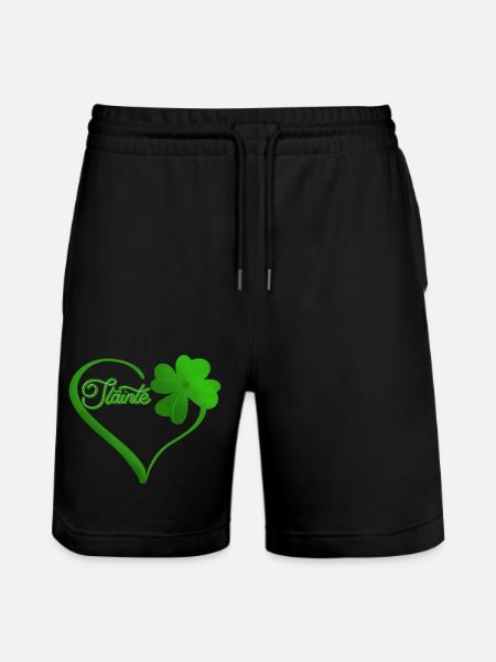 Slainte - Stanley/Stella Trainer Unisex Organic Jogging Shorts - black