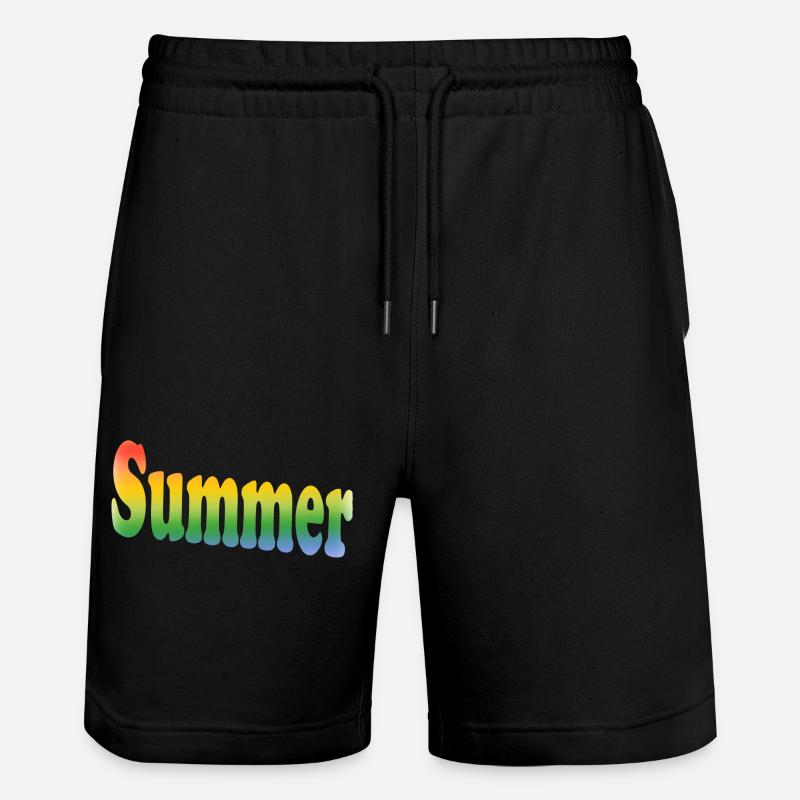 Verano - Été - Short de jogging bio TRAINER Stanley/Stella unisexe - noir