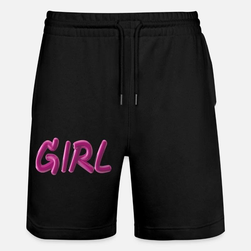Fille - Short de jogging bio TRAINER Stanley/Stella unisexe - noir