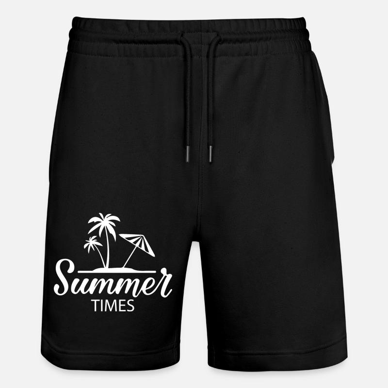 Summer Times - Stanley/Stella Unisex Bio Joggingshorts Trainer  - Schwarz