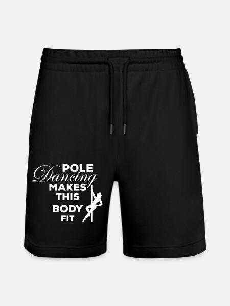Dancing Dance Music - Stanley/Stella Trainer Unisex Organic Jogging Shorts - black