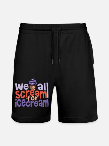 Sommer - Stanley/Stella Unisex Bio Joggingshorts Trainer  - Schwarz