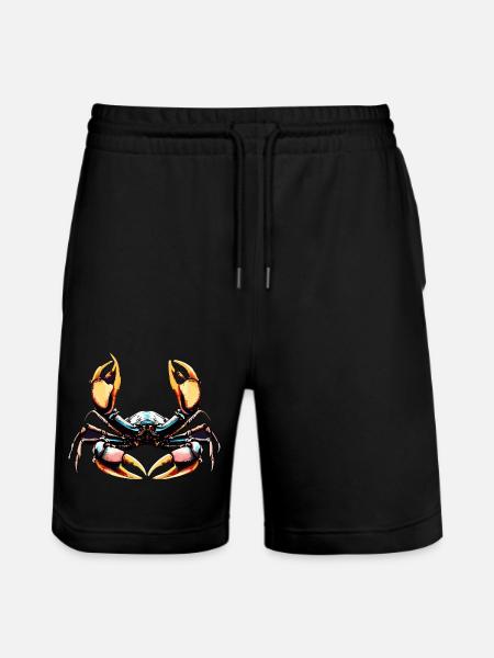 LOBSTERS - Stanley/Stella Trainer Unisex Organic Jogging Shorts - black