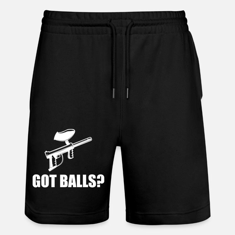 Paintball Airsoft - Short de jogging bio TRAINER Stanley/Stella unisexe - noir