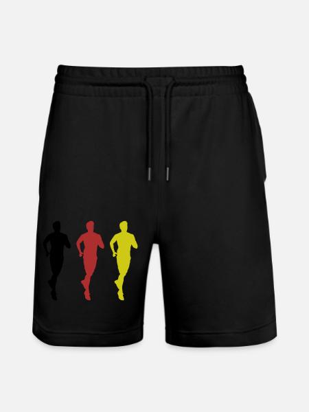 Jogging Germany - Stanley/Stella Trainer Unisex Organic Jogging Shorts - black