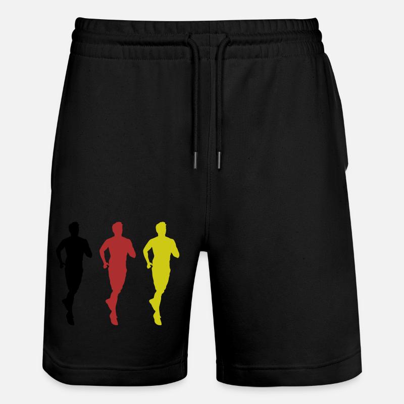 jogging germany - Stanley/Stella Unisex Bio Joggingshorts Trainer  - Schwarz