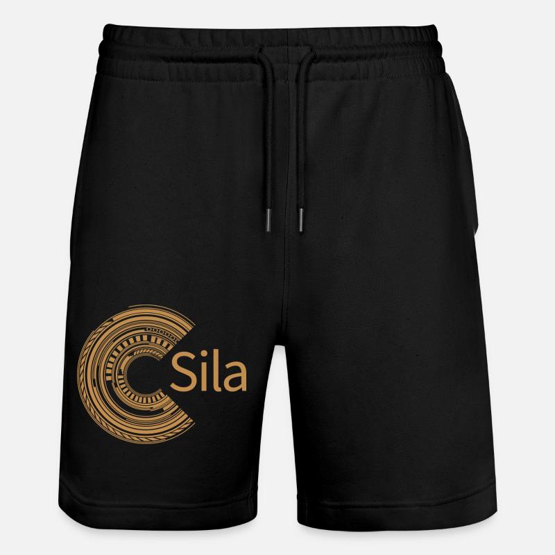 Pour Sila - Short de jogging bio TRAINER Stanley/Stella unisexe - noir