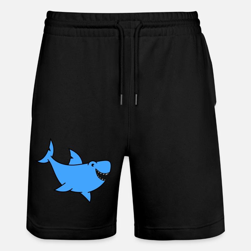Bande dessinée de requin - Short de jogging bio TRAINER Stanley/Stella unisexe - noir