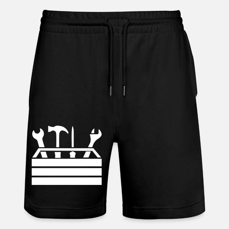 Tools Workshop Toolbox 1 - Stanley/Stella Trainer Unisex Organic Jogging Shorts - black