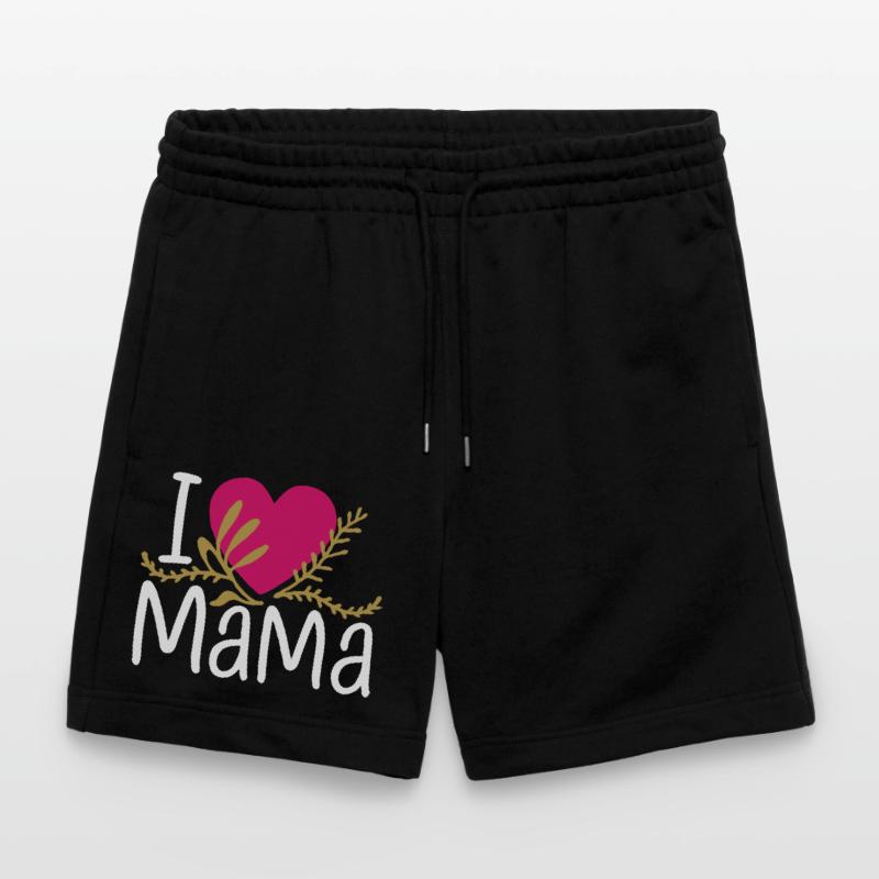 Mama Muttertag Geburtstag Geschenkidee Stanley/Stella Unisex Bio Joggingshorts Trainer 