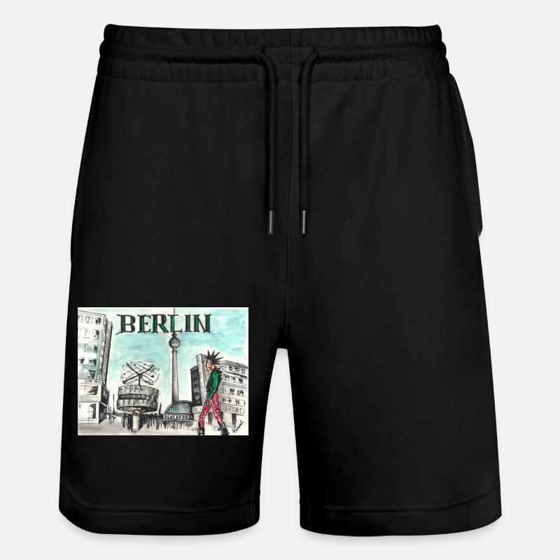 Place Alexandre - Short de jogging bio TRAINER Stanley/Stella unisexe - noir