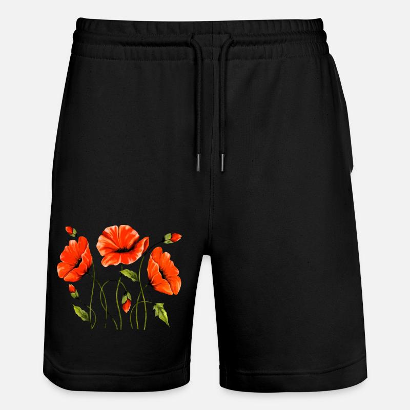 Fleur - Short de jogging bio TRAINER Stanley/Stella unisexe - noir
