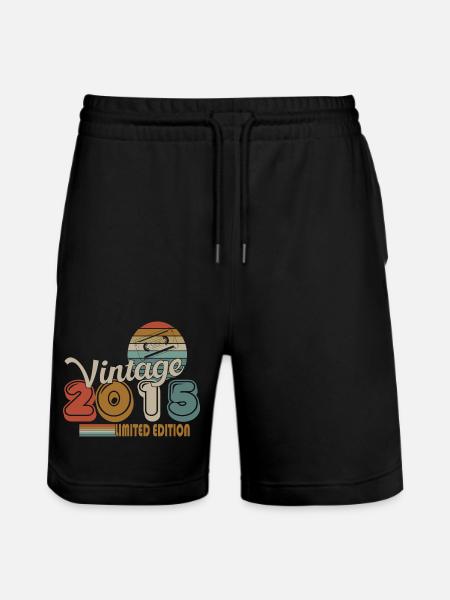 2015 - Stanley/Stella Trainer Unisex Organic Jogging Shorts - black