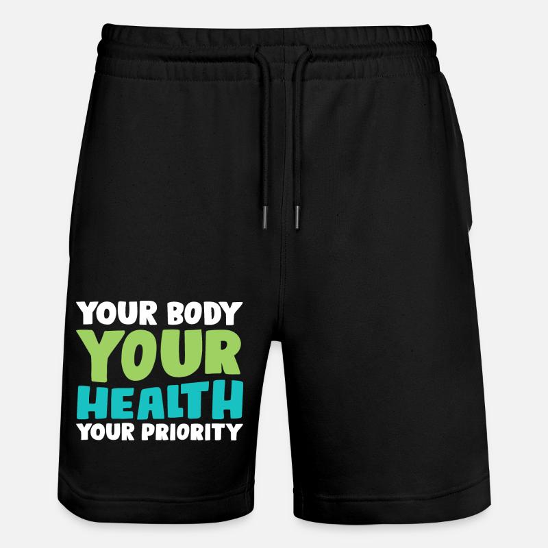 Votre corps - Short de jogging bio TRAINER Stanley/Stella unisexe - noir