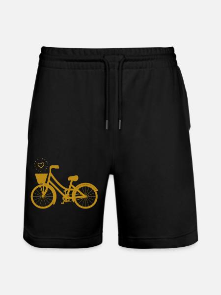 Vélo rétro - Short de jogging bio TRAINER Stanley/Stella unisexe - noir