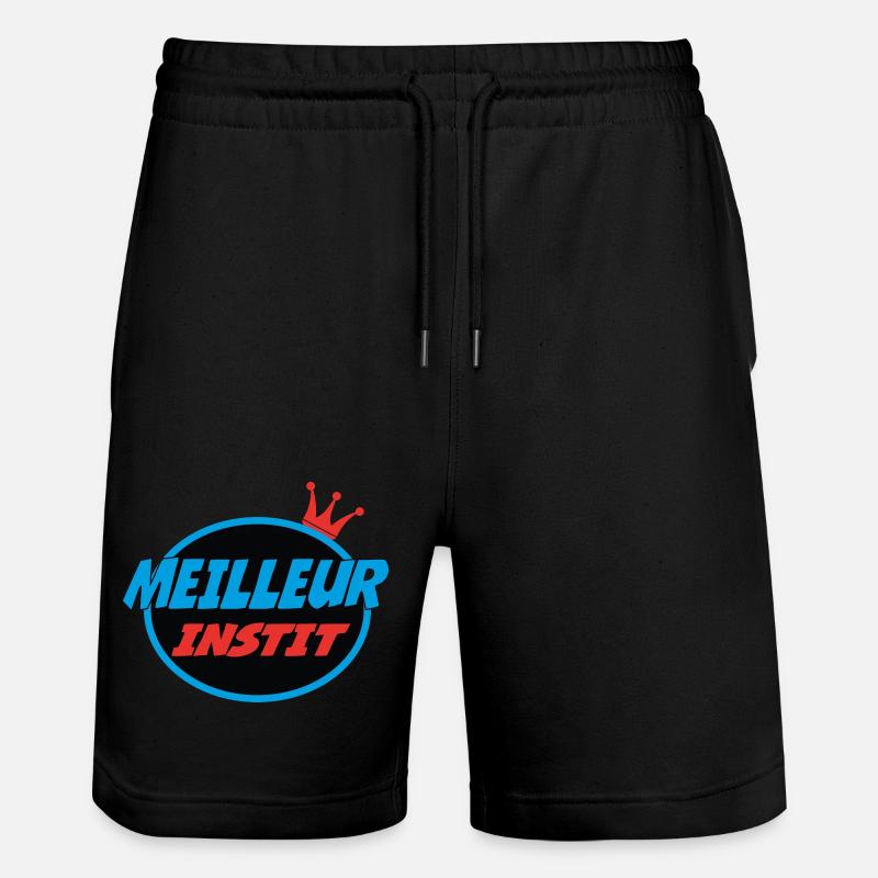 MEILLEUR INSTIT - Short de jogging bio TRAINER Stanley/Stella unisexe - noir