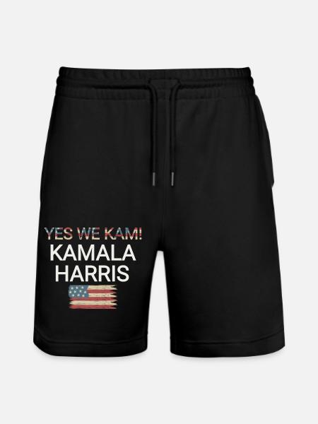 Ja vi Kam - Stanley/Stella Trainer økologiske unisex joggingshorts - sort