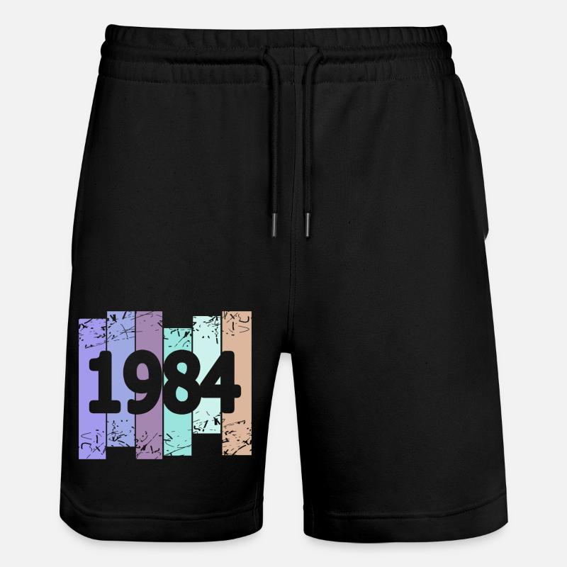 1984 - Short de jogging bio TRAINER Stanley/Stella unisexe - noir