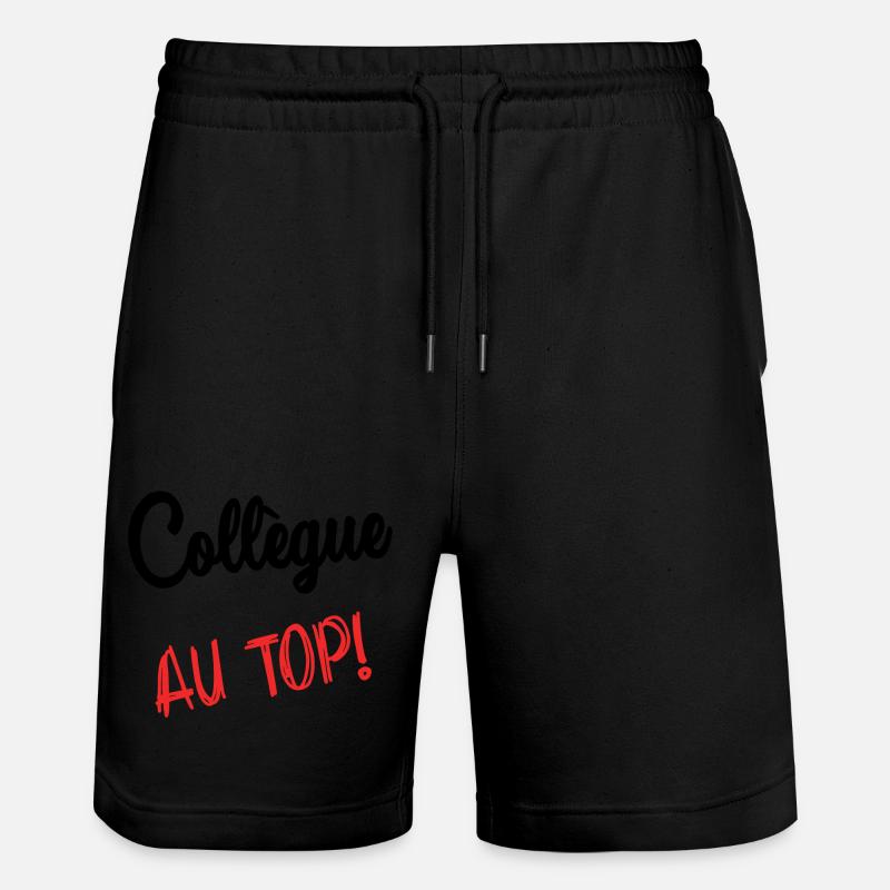 COLLEGUE. HUMOUR. RETRAITE. RETRAITE. RETRAITEE - Short de jogging bio TRAINER Stanley/Stella unisexe - noir
